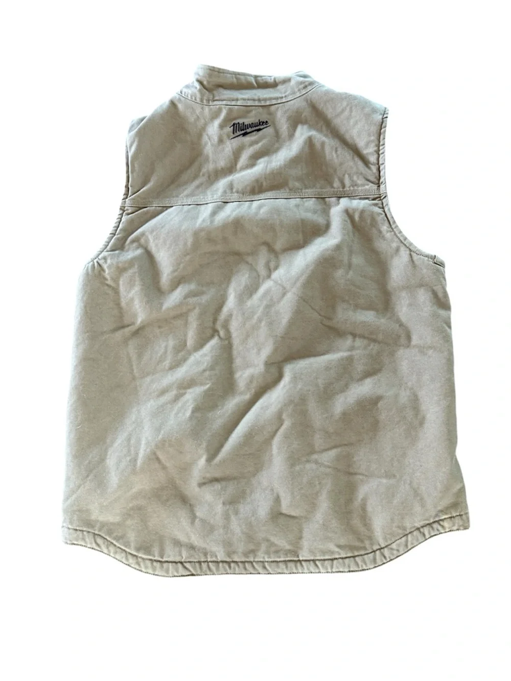 Men’s Tan Milwaukee Workwear Vest Large